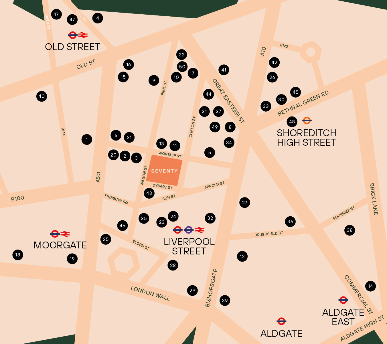 70 Wilson - local amenities map