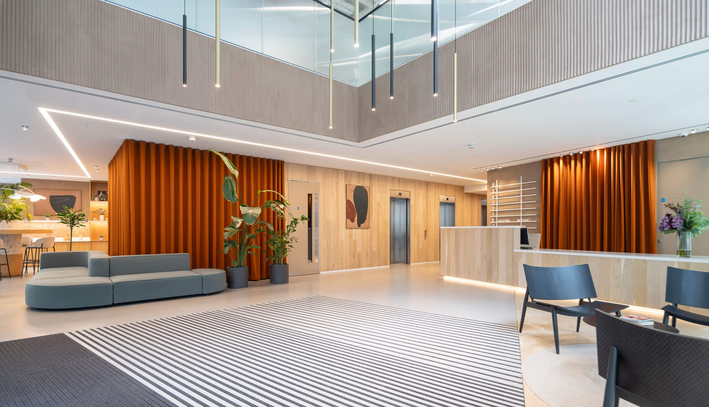 70 Wilson office reception area